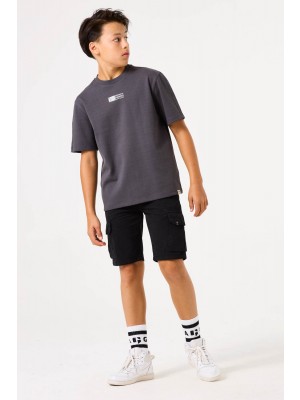 Garcia C53604_boys T-shirt ss 8384-charcoal | Freewear C53604_boys T-shirt ss - www.freewear.nl - Freewear