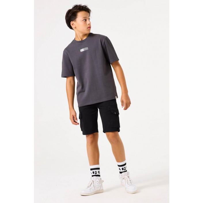 Garcia C53604_boys T-shirt ss 8384-charcoal | Freewear C53604_boys T-shirt ss - www.freewear.nl - Freewear