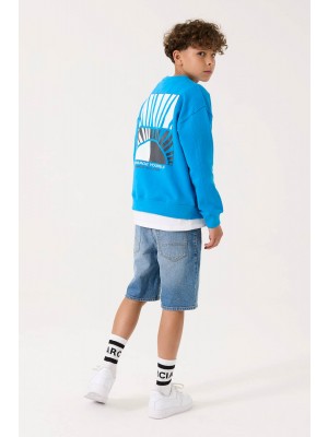 Garcia C53661_boys sweat 3246-real sky | Freewear C53661_boys sweat - www.freewear.nl - Freewear