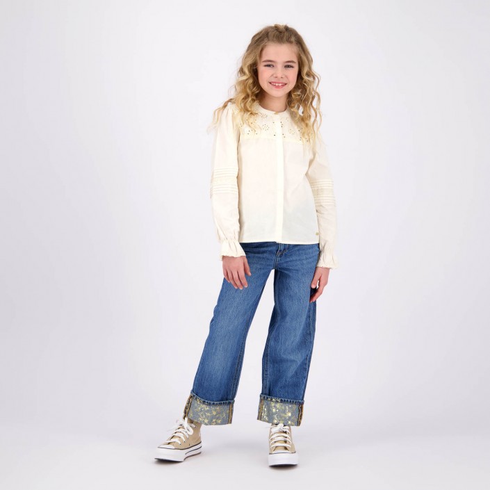 Vingino Lilianne Blouse Macroon white | Freewear Lilianne Blouse - www.freewear.nl - Freewear