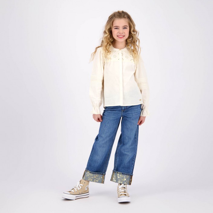 Vingino Lilianne Blouse Macroon white | Freewear Lilianne Blouse - www.freewear.nl - Freewear