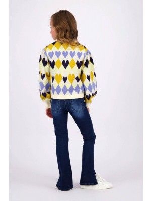 Vingino Ki Malina vest Macroon white | Freewear Ki Malina vest - www.freewear.nl - Freewear