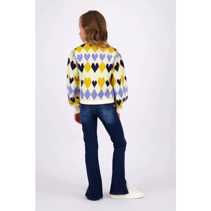 Vingino Ki Malina vest Macroon white | Freewear Ki Malina vest - www.freewear.nl - Freewear