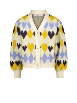 Vingino Ki Malina vest Macroon white | Freewear Ki Malina vest - www.freewear.nl - Freewear