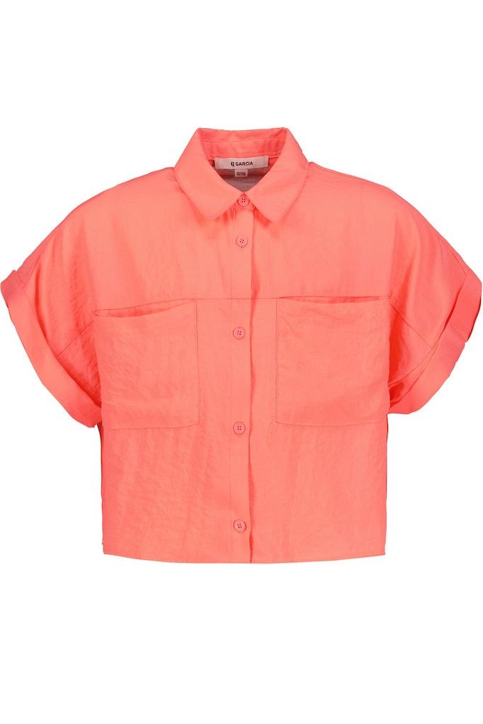 Koraal roze blouse