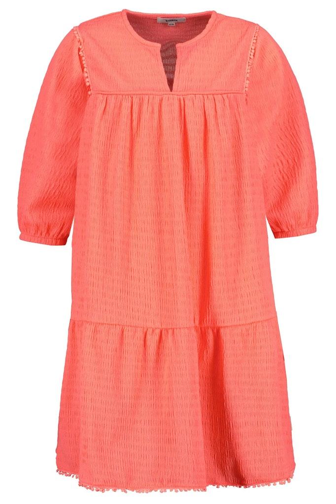 Koraal roze jurk