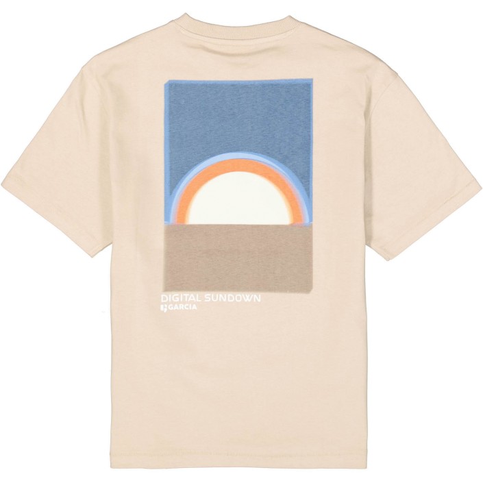 Garcia D53402_boys T-shirt ss 822-sand | Freewear D53402_boys T-shirt ss - www.freewear.nl - Freewear