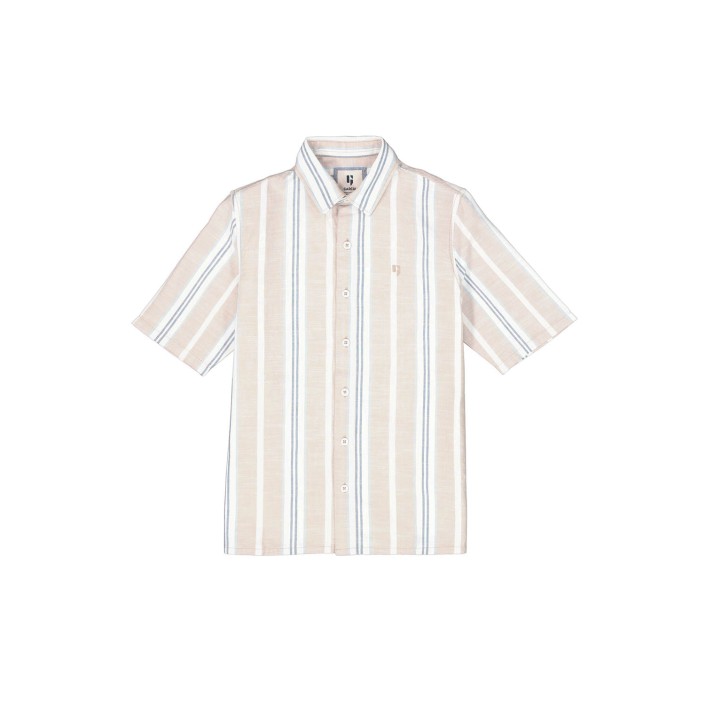 Garcia D53430_boys shirt ss 822-sand | Freewear D53430_boys shirt ss - www.freewear.nl - Freewear