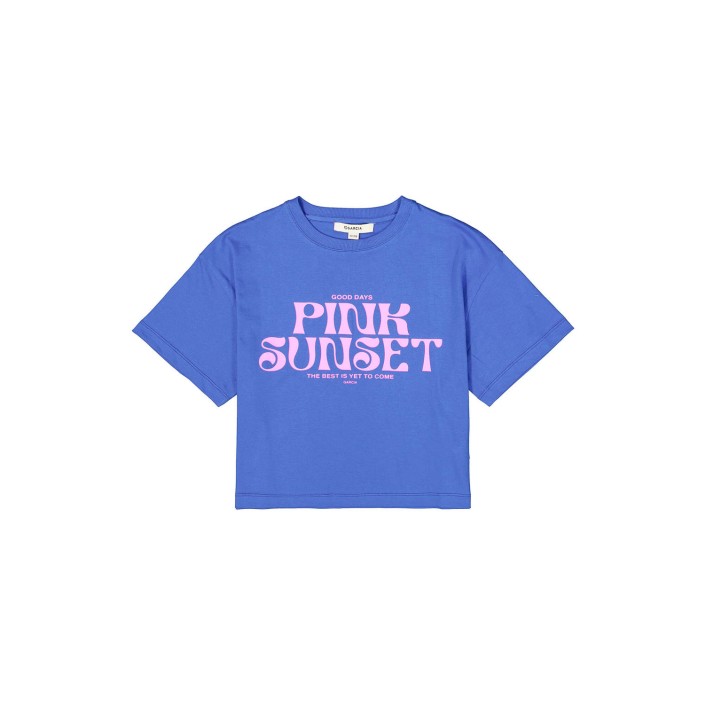 Garcia E52605_girls T-shirt ss 7224-hyper blue | Freewear E52605_girls T-shirt ss - www.freewear.nl - Freewear