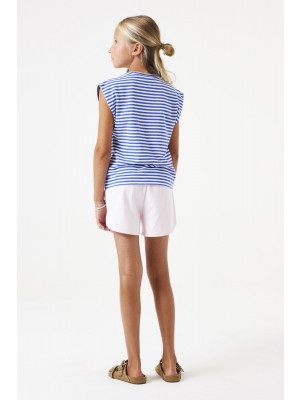 Garcia E52607_girls T-shirt ss 7224-hyper blue | Freewear E52607_girls T-shirt ss - www.freewear.nl - Freewear