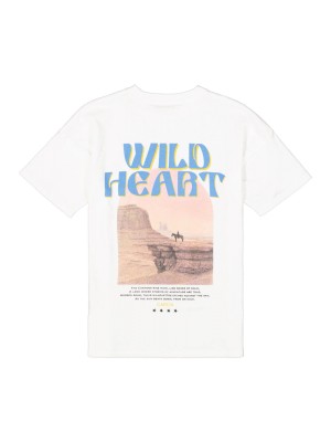 Garcia G52602_girls T-shirt ss 53-off white | Freewear G52602_girls T-shirt ss - www.freewear.nl - Freewear