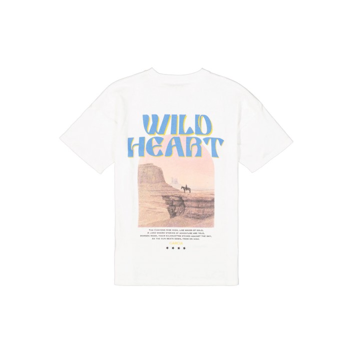 Garcia G52602_girls T-shirt ss 53-off white | Freewear G52602_girls T-shirt ss - www.freewear.nl - Freewear