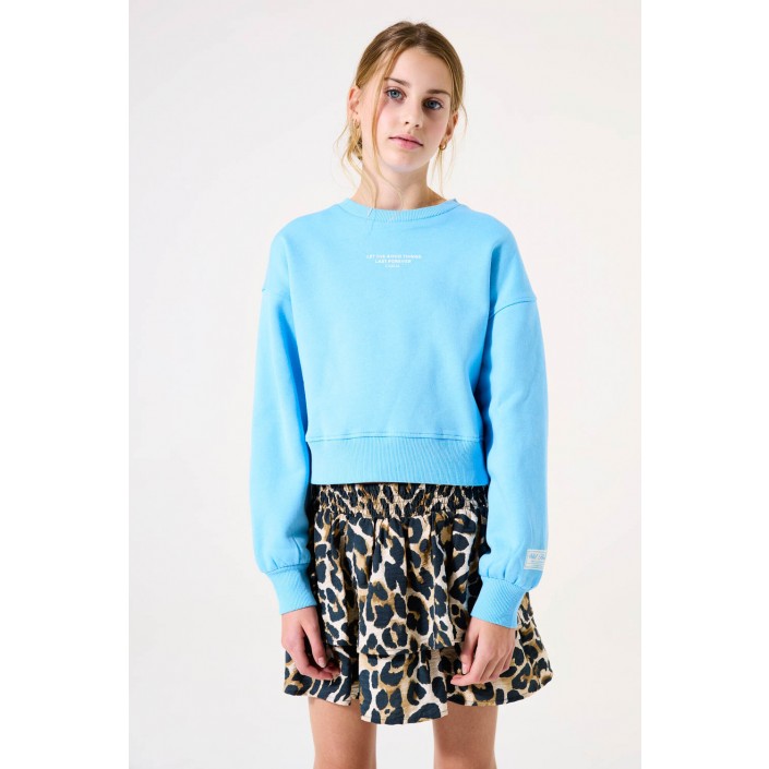Garcia G52660_girls sweat 1266-ice blue | Freewear G52660_girls sweat - www.freewear.nl - Freewear