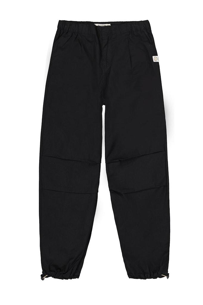 Zwarte parachute broek