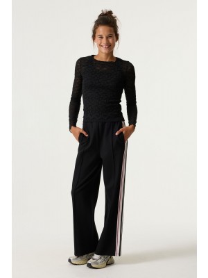 Garcia GE52003_girls T-shirt ls 1755-off black | Freewear GE52003_girls T-shirt ls - www.freewear.nl - Freewear