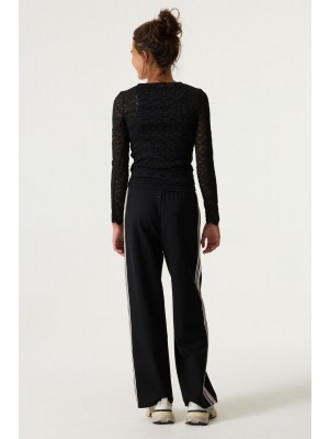 Garcia GE52003_girls T-shirt ls 1755-off black | Freewear GE52003_girls T-shirt ls - www.freewear.nl - Freewear