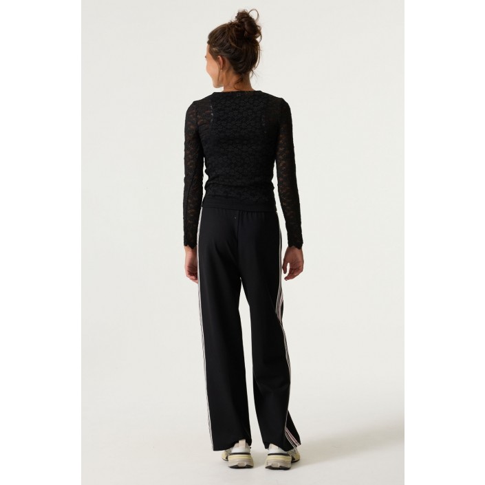 Garcia GE52003_girls T-shirt ls 1755-off black | Freewear GE52003_girls T-shirt ls - www.freewear.nl - Freewear