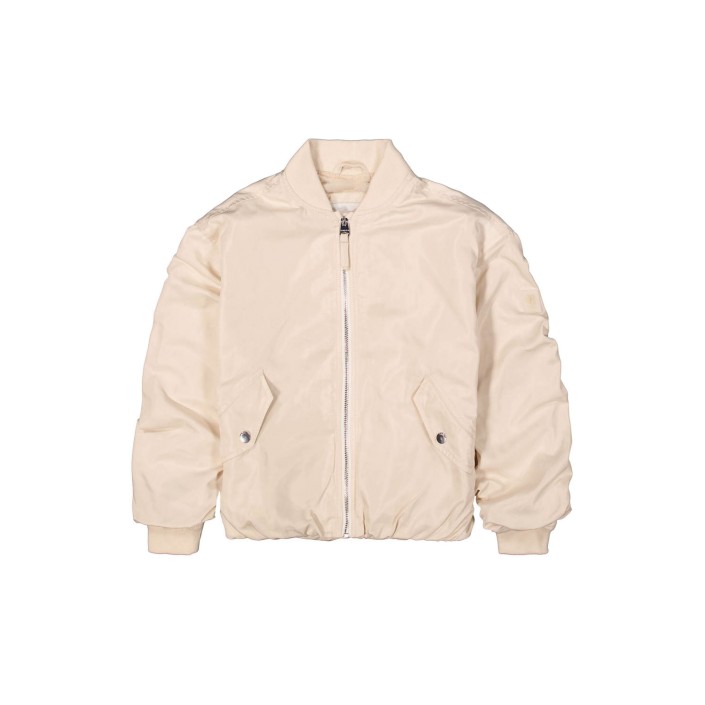 Garcia GJ520201_girls outdoor jacket 1448-ecru | Freewear GJ520201_girls outdoor jacket - www.freewear.nl - Freewear