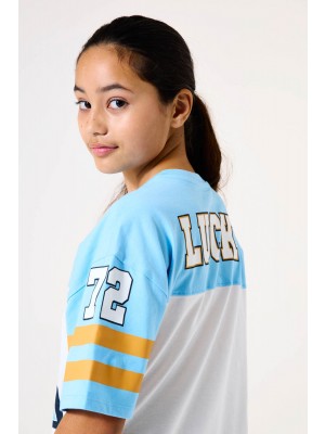Garcia H52403_girls T-shirt ss 1266-ice blue | Freewear H52403_girls T-shirt ss - www.freewear.nl - Freewear