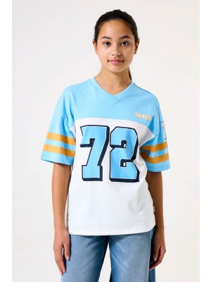 Garcia H52403_girls T-shirt ss 1266-ice blue | Freewear H52403_girls T-shirt ss - www.freewear.nl - Freewear