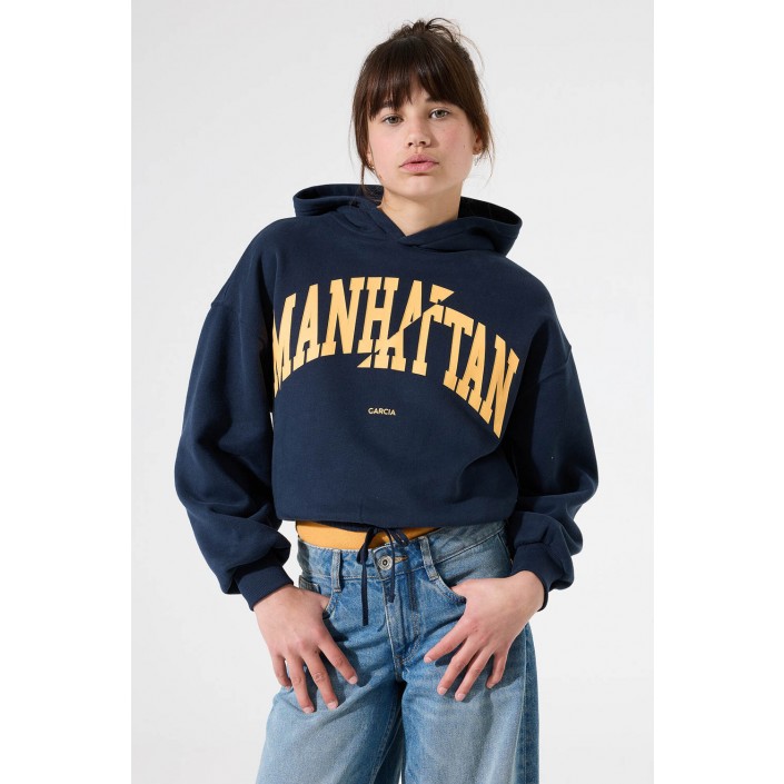 Garcia H52460_girls sweat 6033-liberty blue | Freewear H52460_girls sweat - www.freewear.nl - Freewear