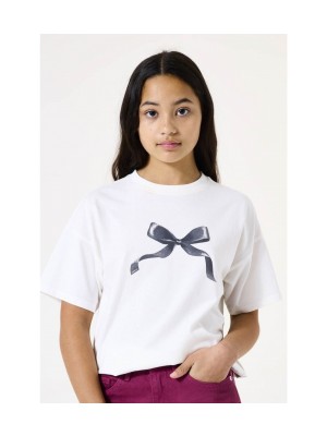 Garcia I52601 girls T-shirt ss 53-off white | Freewear I52601 girls T-shirt ss - www.freewear.nl - Freewear