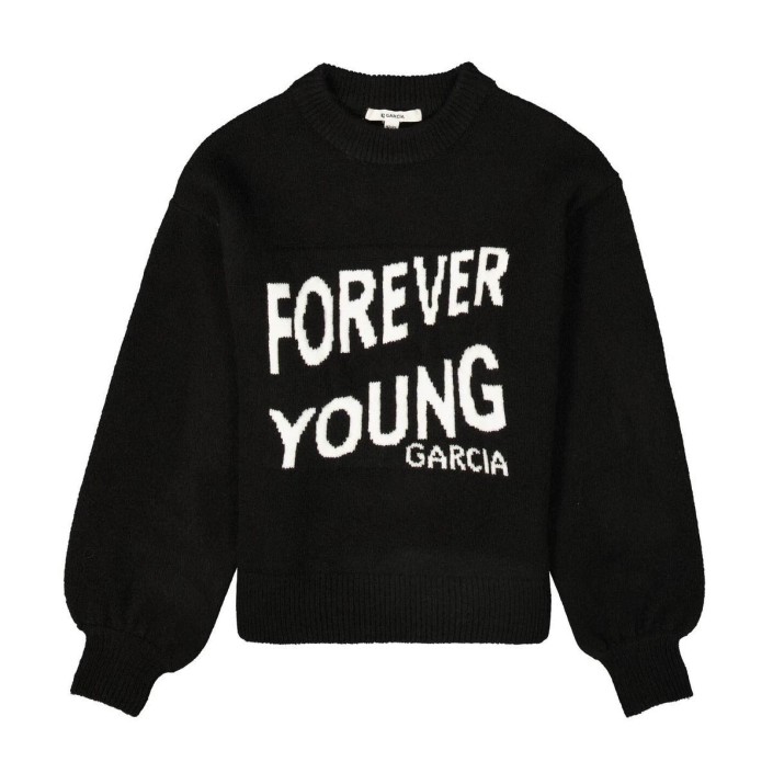 Garcia I52644_girls pullover 1755-off black | Freewear I52644_girls pullover - www.freewear.nl - Freewear