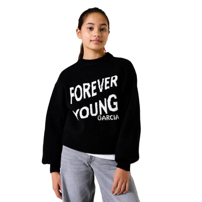 Garcia I52644_girls pullover 1755-off black | Freewear I52644_girls pullover - www.freewear.nl - Freewear