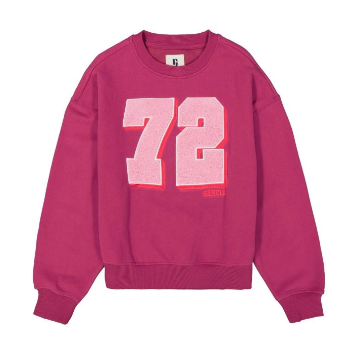 Garcia I52660_girls sweat 6907-plum rose | Freewear I52660_girls sweat - www.freewear.nl - Freewear