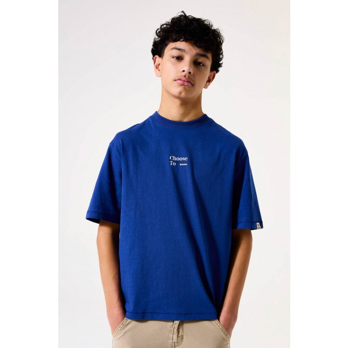 Garcia I53601_boys T-shirt ss 7043-royal | Freewear I53601_boys T-shirt ss - www.freewear.nl - Freewear