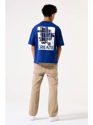 Garcia I53601_boys T-shirt ss 7043-royal | Freewear I53601_boys T-shirt ss - www.freewear.nl - Freewear