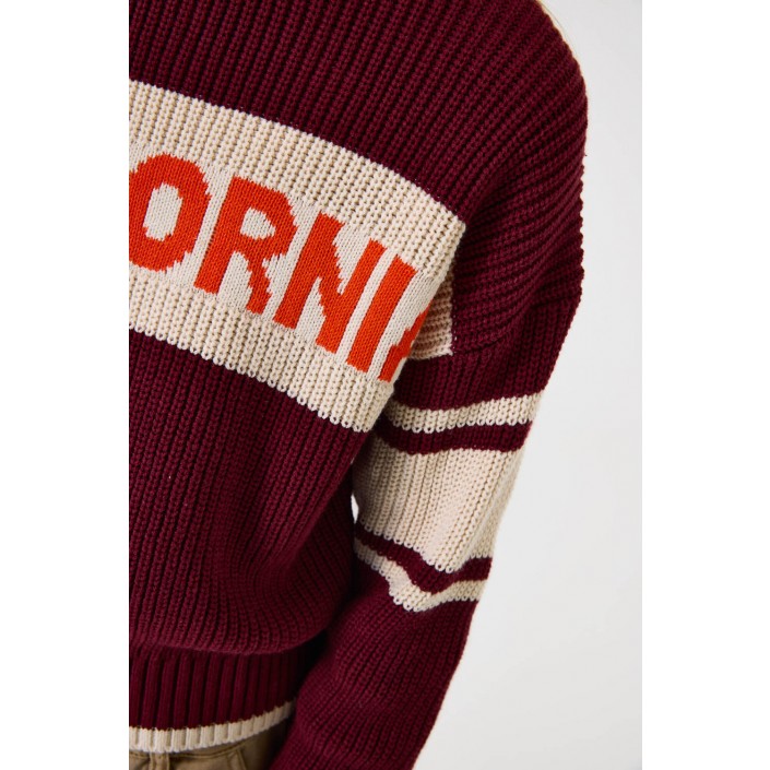 Garcia J52442_girls pullover 6637-dark cherry | Freewear J52442_girls pullover - www.freewear.nl - Freewear