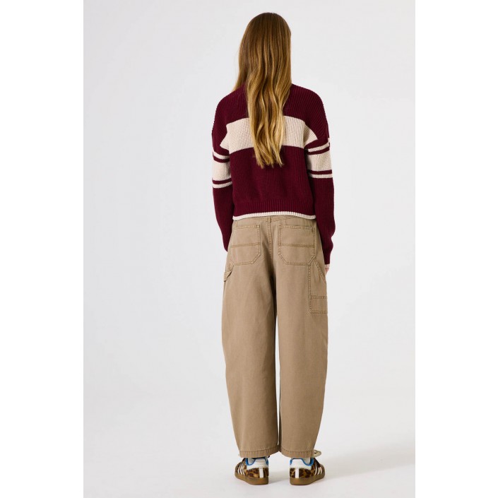 Garcia J52442_girls pullover 6637-dark cherry | Freewear J52442_girls pullover - www.freewear.nl - Freewear