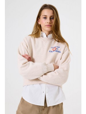 Garcia J52462_girls sweat 2533-dove melee | Freewear J52462_girls sweat - www.freewear.nl - Freewear
