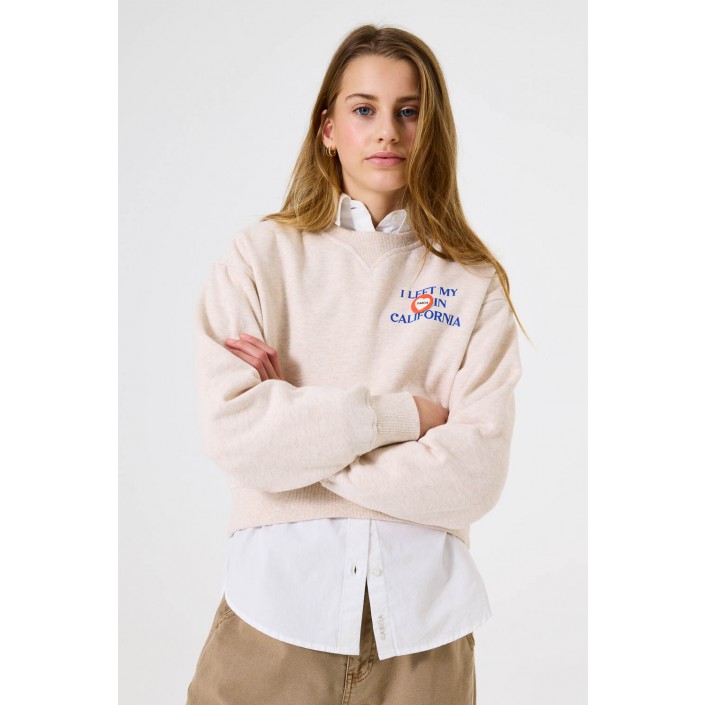 Garcia J52462_girls sweat 2533-dove melee | Freewear J52462_girls sweat - www.freewear.nl - Freewear