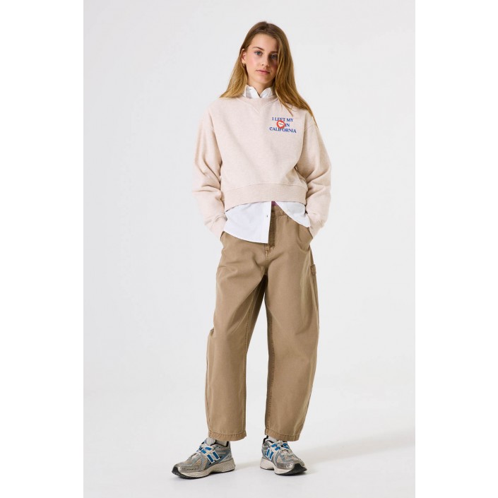 Garcia J52462_girls sweat 2533-dove melee | Freewear J52462_girls sweat - www.freewear.nl - Freewear
