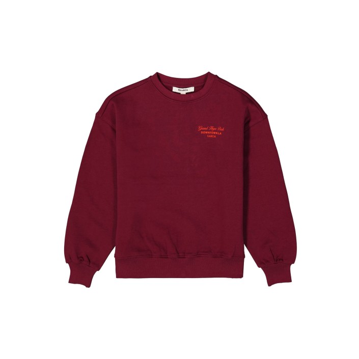 Garcia J52463_girls sweat 6637-dark cherry | Freewear J52463_girls sweat - www.freewear.nl - Freewear