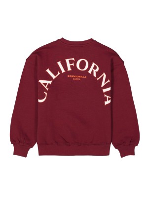 Garcia J52463_girls sweat 6637-dark cherry | Freewear J52463_girls sweat - www.freewear.nl - Freewear