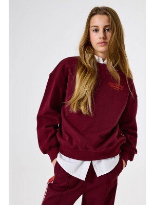 Garcia J52463_girls sweat 6637-dark cherry | Freewear J52463_girls sweat - www.freewear.nl - Freewear