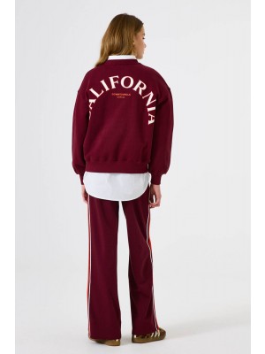 Garcia J52463_girls sweat 6637-dark cherry | Freewear J52463_girls sweat - www.freewear.nl - Freewear