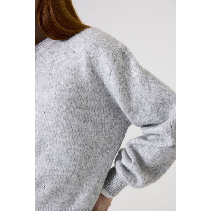 Garcia K52444_girls pullover 2137-pebble melee | Freewear K52444_girls pullover - www.freewear.nl - Freewear
