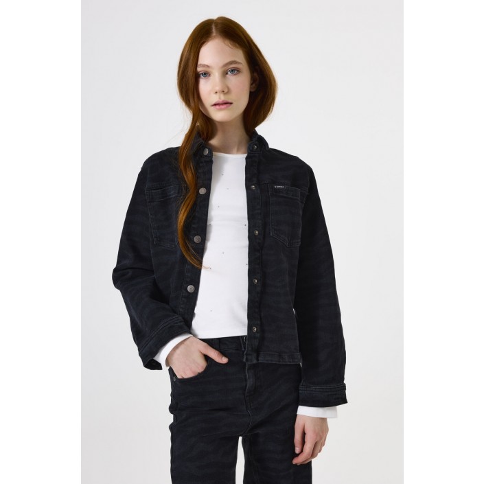 Garcia K52452_girls jacket 1755-off black | Freewear K52452_girls jacket - www.freewear.nl - Freewear