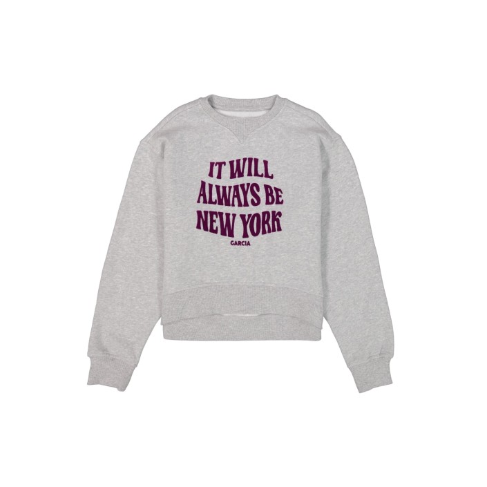 Garcia K52461_girls sweat 2137-pebble melee | Freewear K52461_girls sweat - www.freewear.nl - Freewear