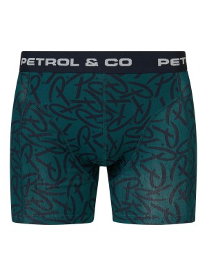 Petrol Industries Men Underwear Boxer Emerald Green | Freewear Men Underwear Boxer - www.freewear.nl - Freewear