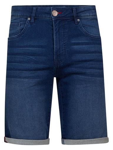 Petrol Industries - Heren Jackson denim short - Blauw - Maat XL