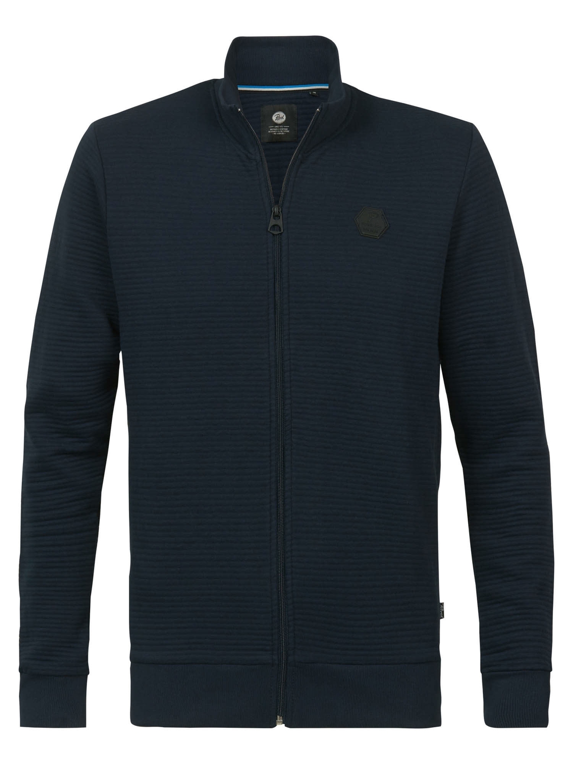 Petrol Industries - Heren Ribpatroon vest - Blauw - Maat XXXL