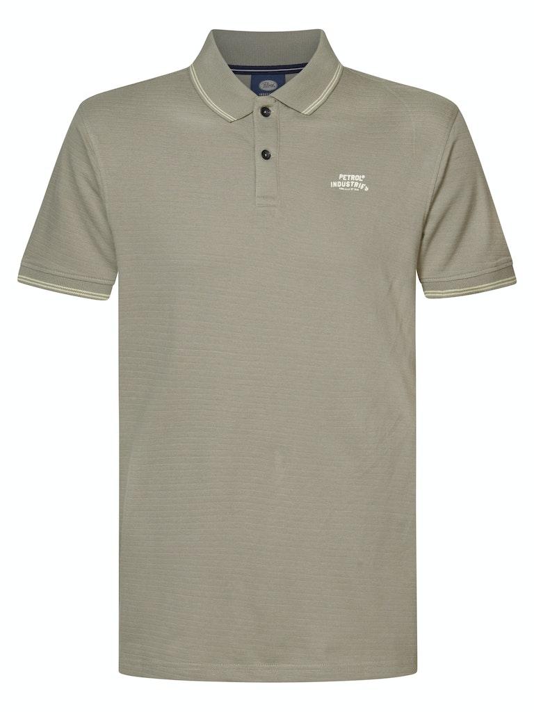 Petrol Industries - Heren Klassieke Polo Radiant - Groen - Maat S