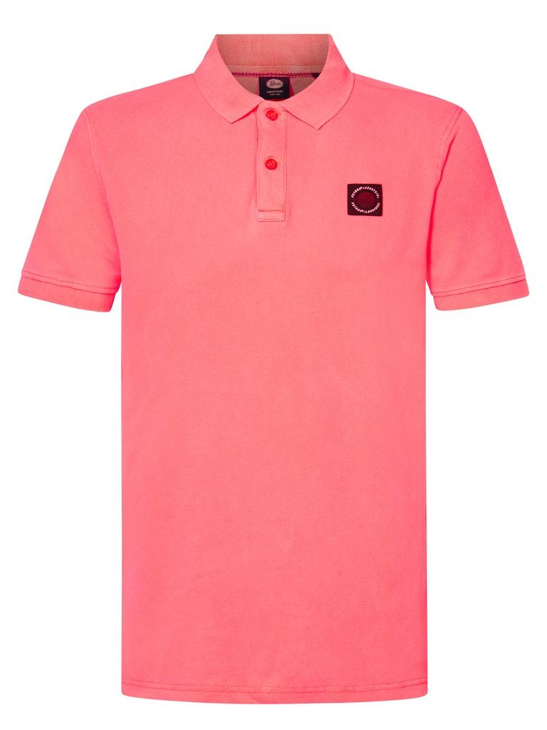 Petrol Industries - Heren Klassieke Polo Zest - Roze - Maat XL