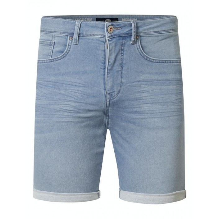 Petrol Industries Jackson Jogg - Denim Short Slim Fit Bleached | Freewear Jackson Jogg - Denim Short Slim Fit - www.freewear.nl - Freewear