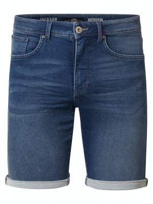 Petrol Industries Jackson Jogg - Denim Short Slim Fit Light used | Freewear Jackson Jogg - Denim Short Slim Fit - www.freewear.nl - Freewear